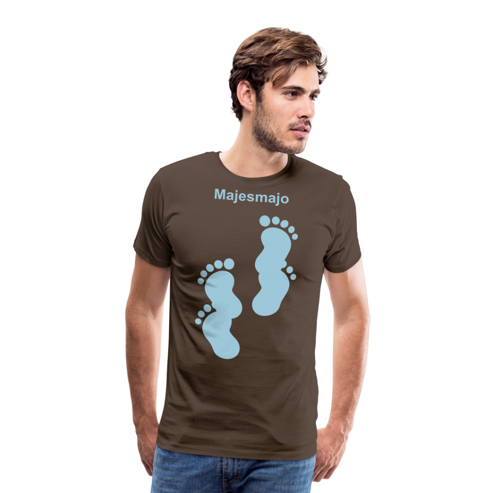 Camiseta premium hombre - marrón noble