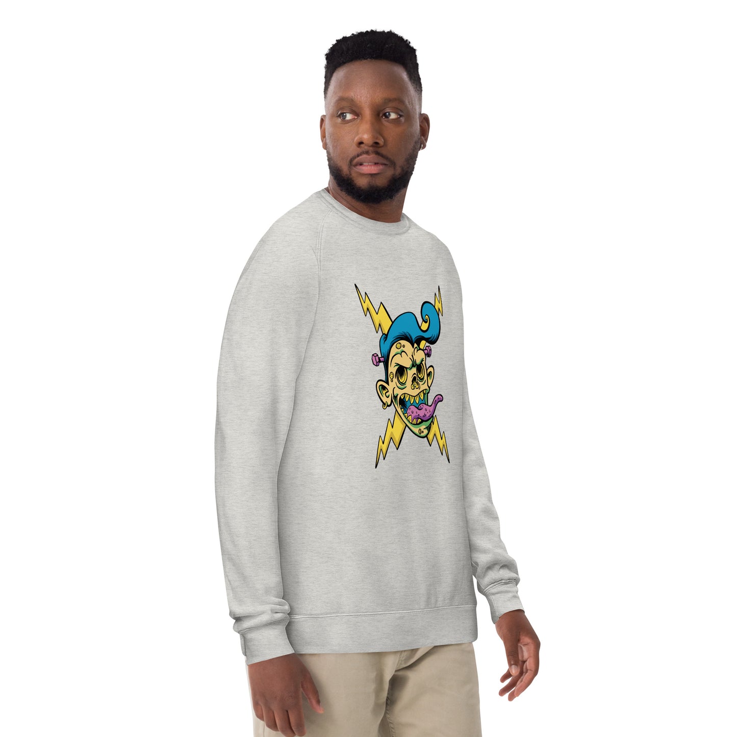 Sudadera raglán unisex"Bhav"