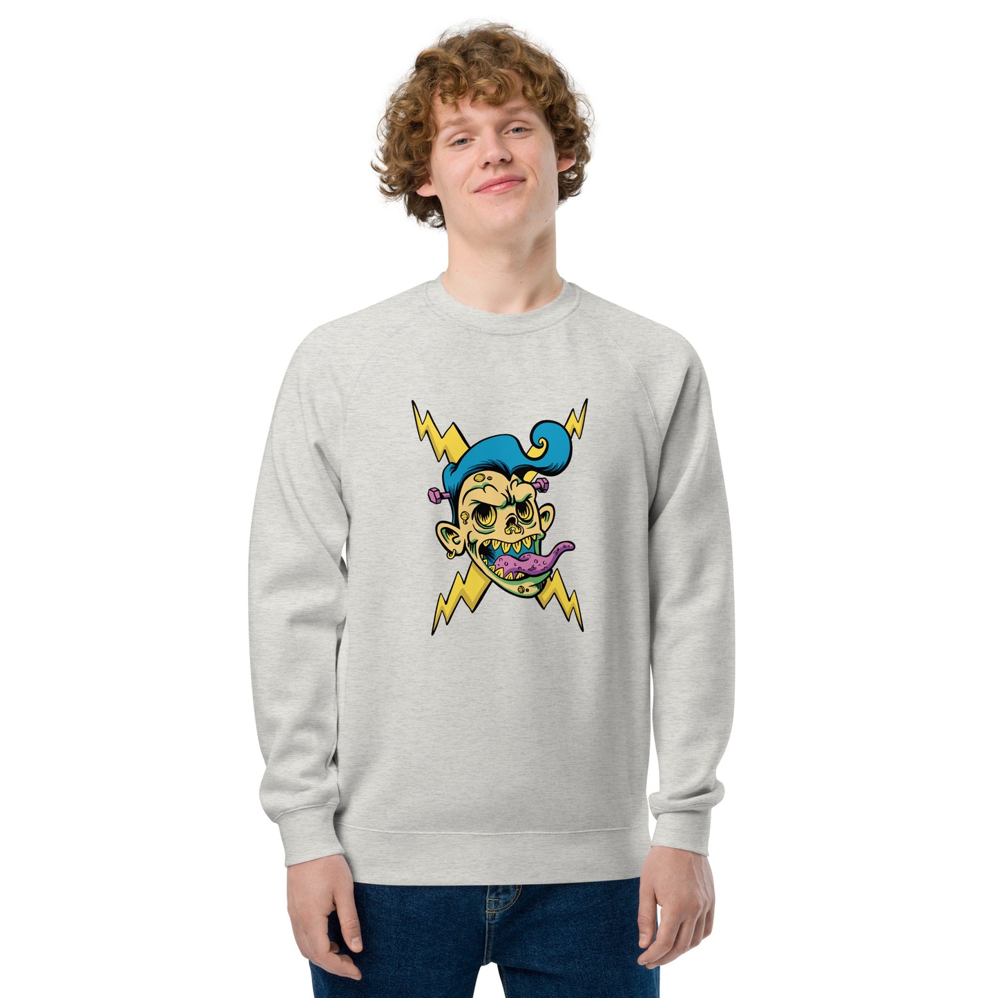 Sudadera raglán unisex"Bhav"