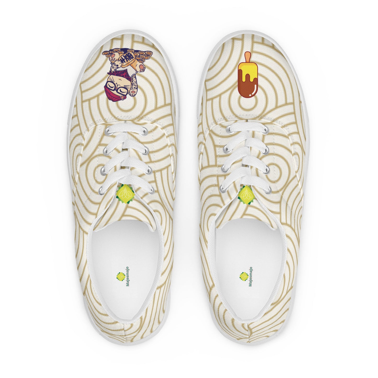 Zapatillas de lona con cordones para mujer"Alma"