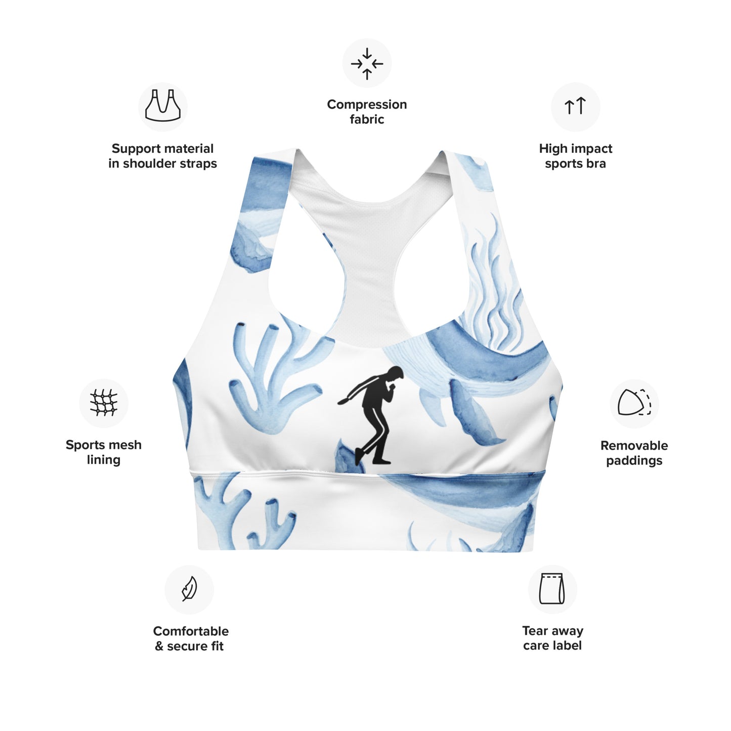 Sujetador deportivo ancho"baile"