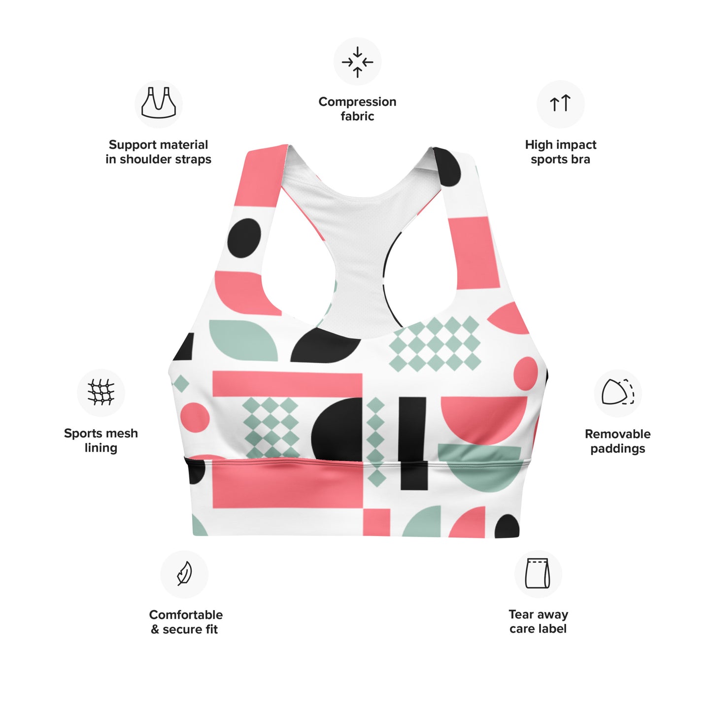 Sujetador deportivo ancho"Laohe"