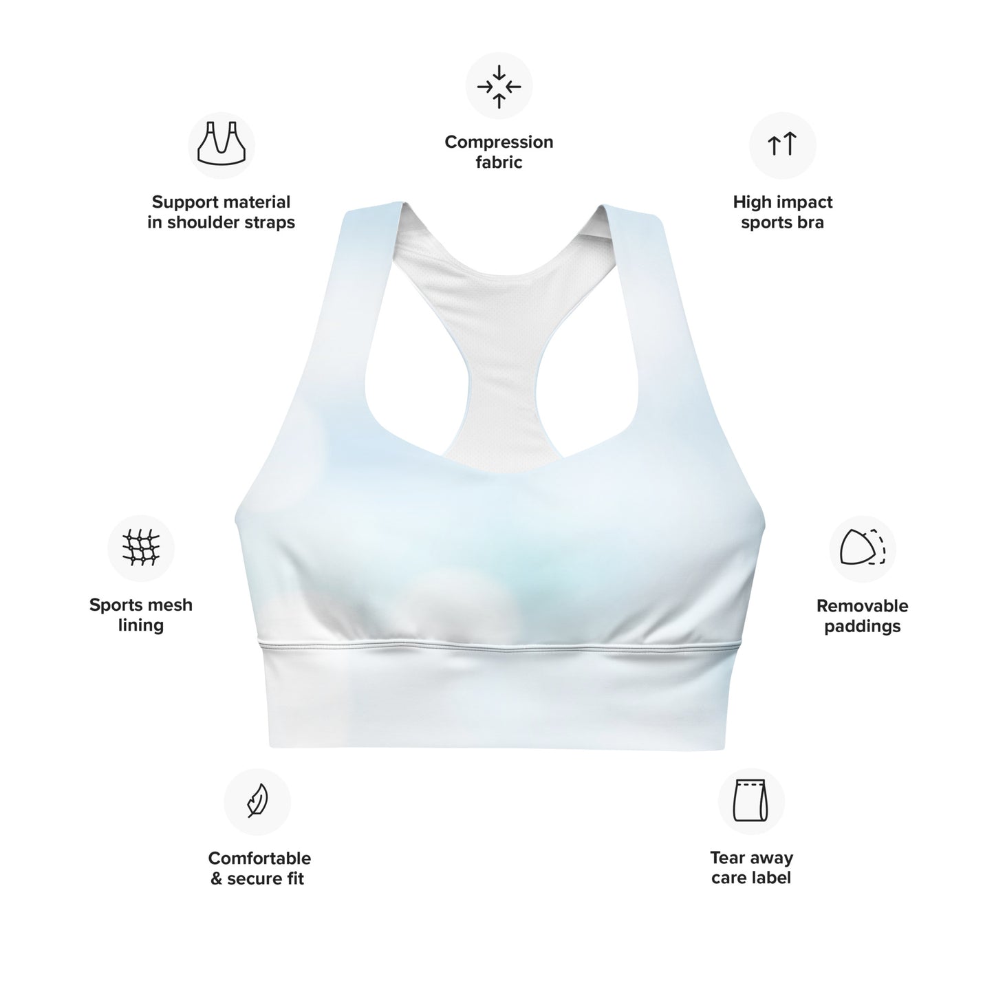 Sujetador deportivo ancho"Armav"