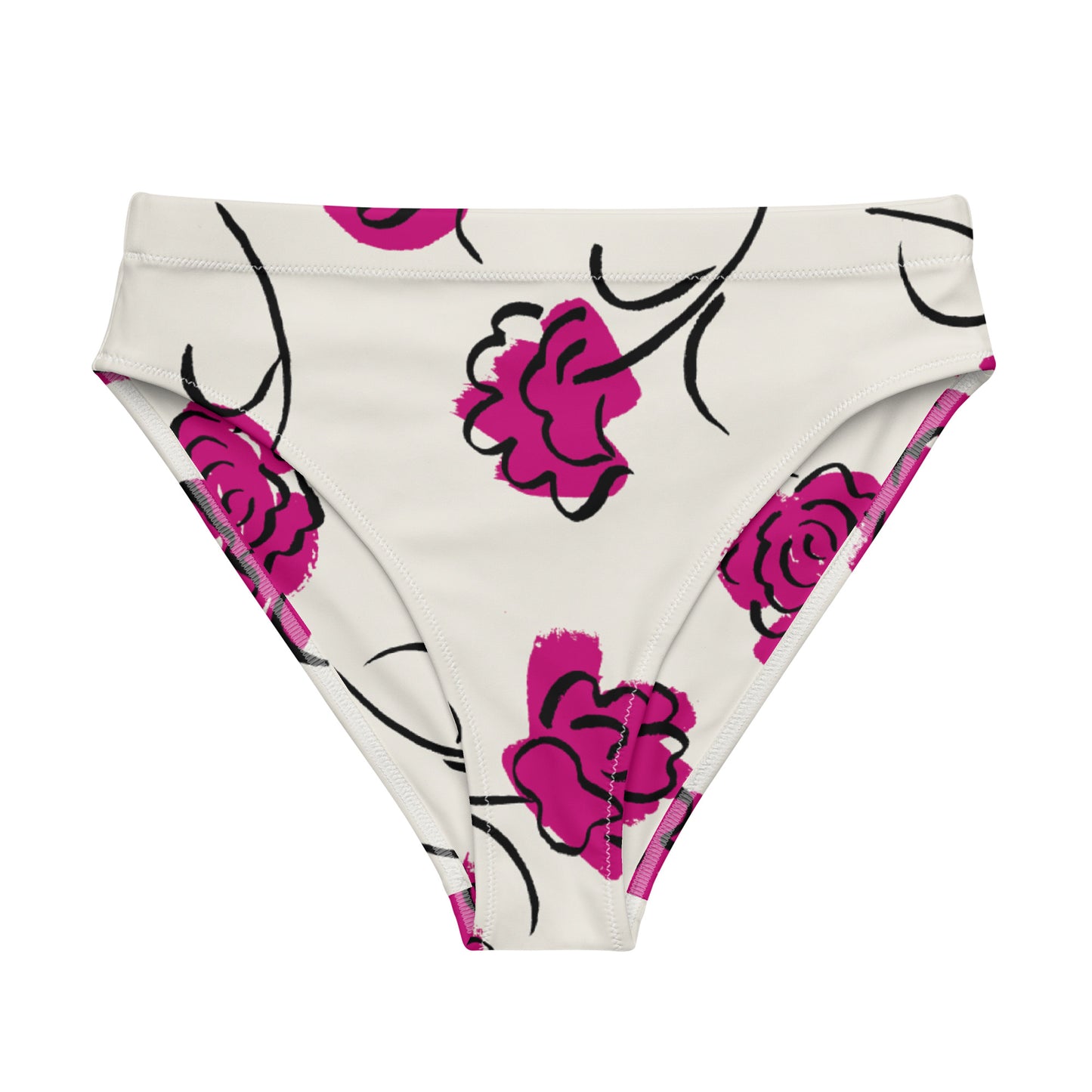 Braguita bikini reciclada talle alto all over"Balti"