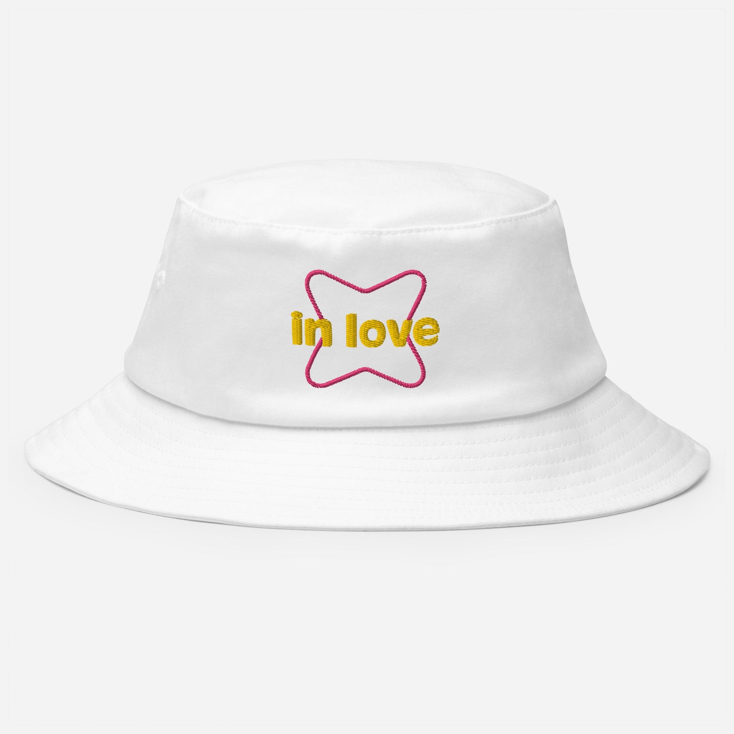 Sombrero tipo pescador"In love"