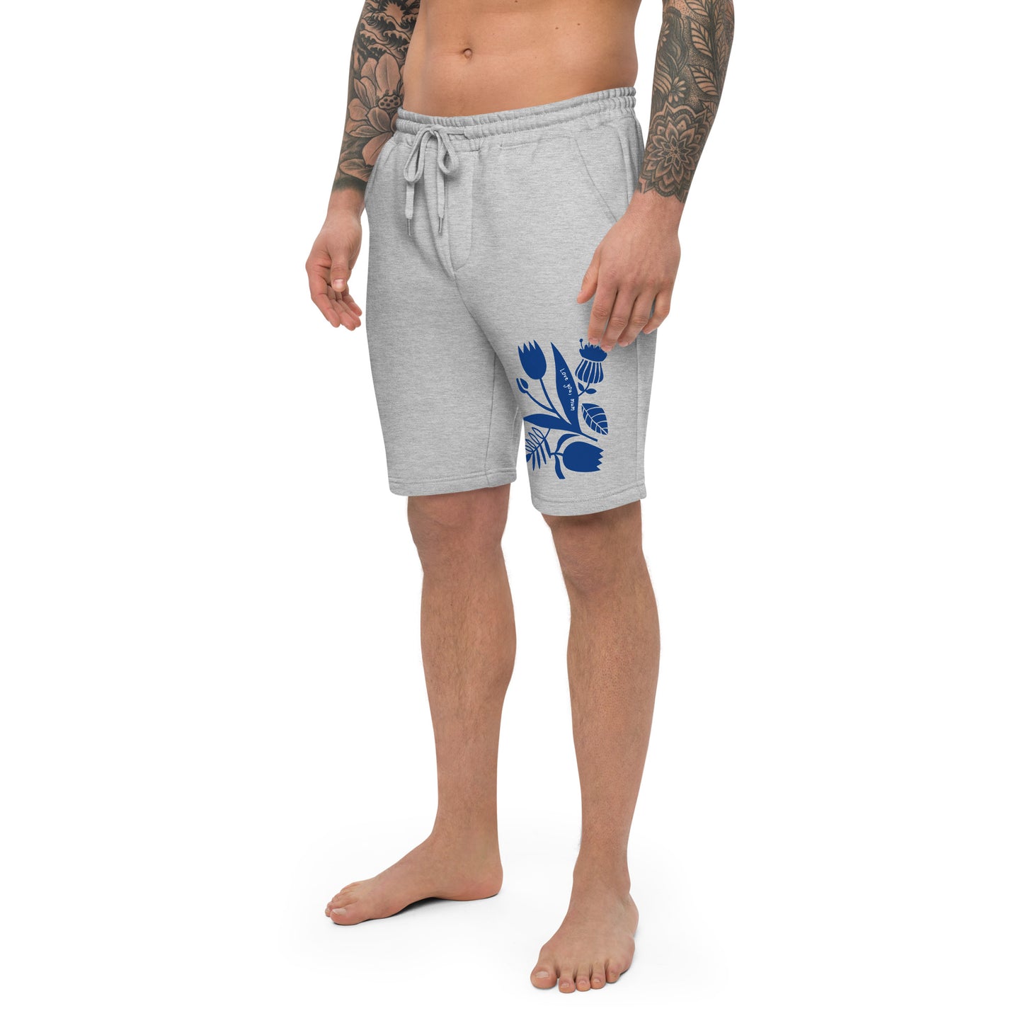 Shorts vellón hombre"te amo mama"