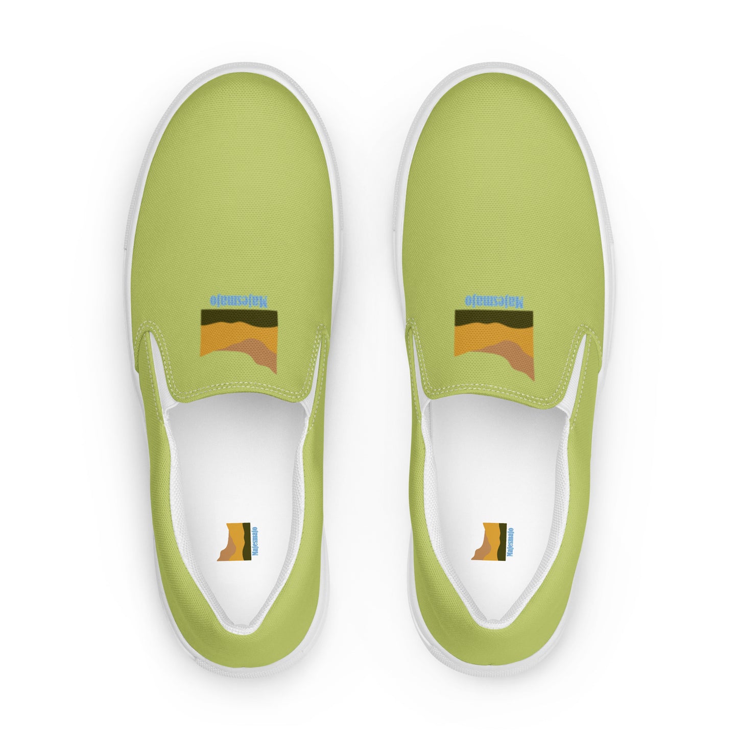 Zapatillas de lona sin cordones para hombre"majesmajo"