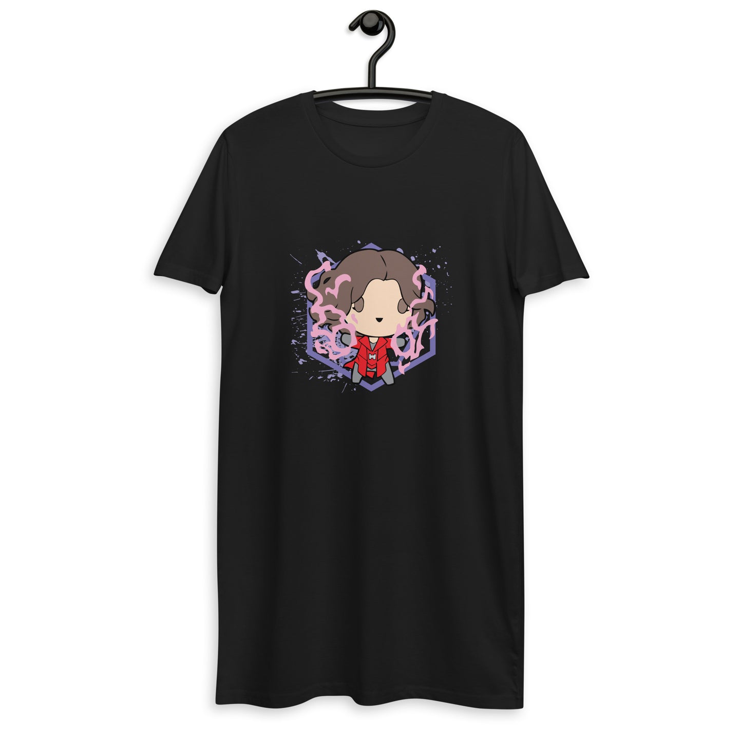 Vestido camiseta de algodón orgánico"Wanda"