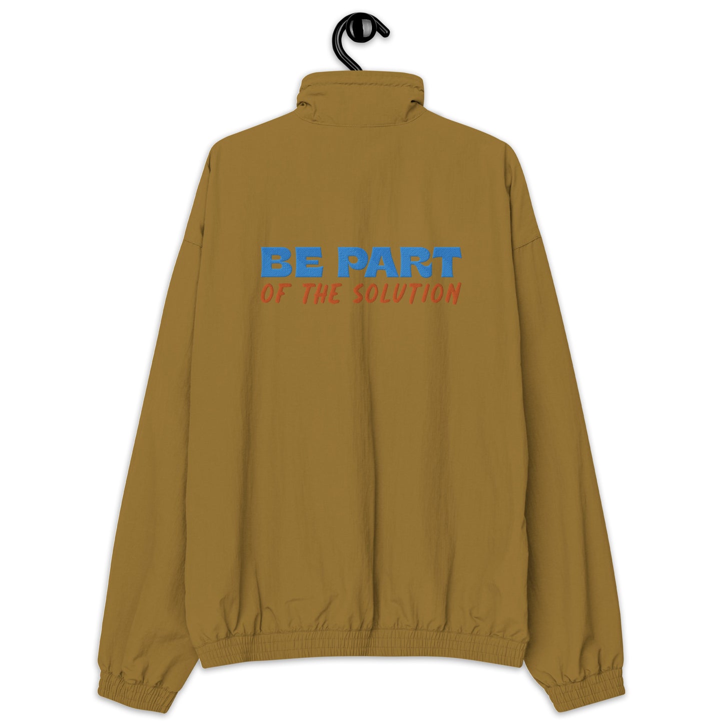 Chaqueta de chándal reciclada"be part of the solution"