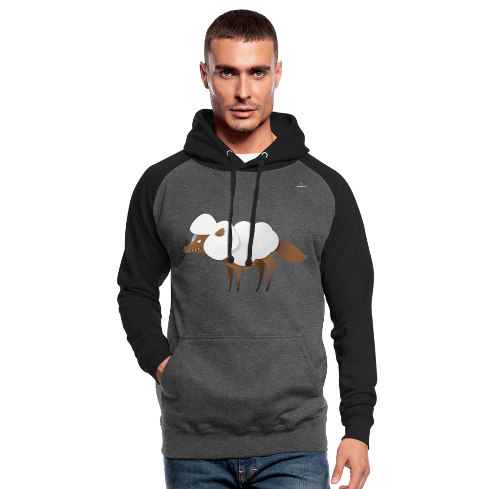 Sudadera con capucha Wolf - gris grafito/negro