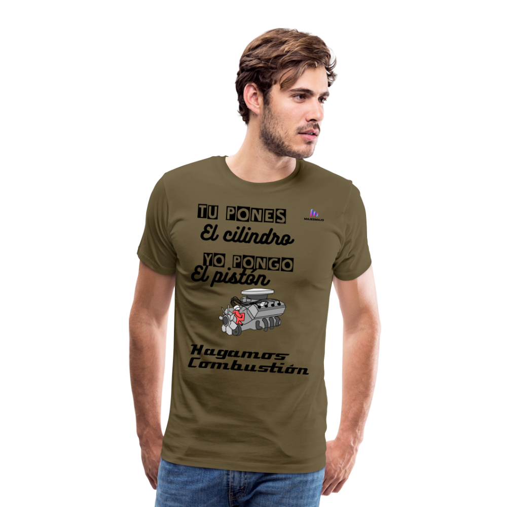 Camisa premium motor - caqui