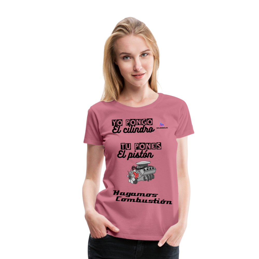 Camisa motor - malva