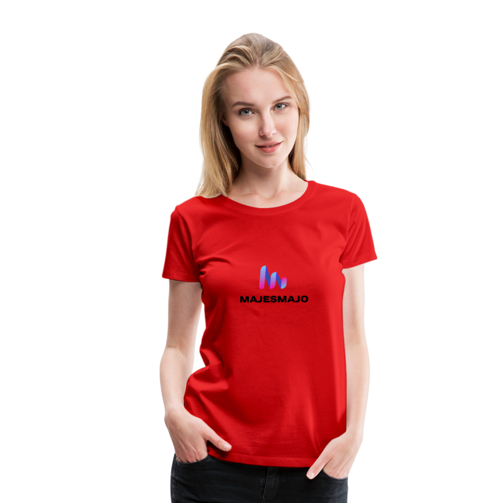 Camisa majesmajo logo - rojo