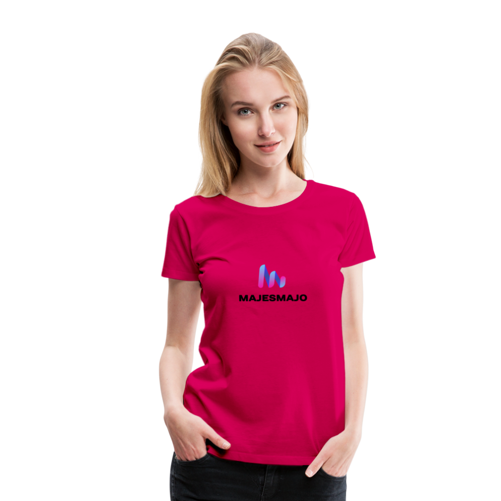 Camisa majesmajo logo - rosado oscuro