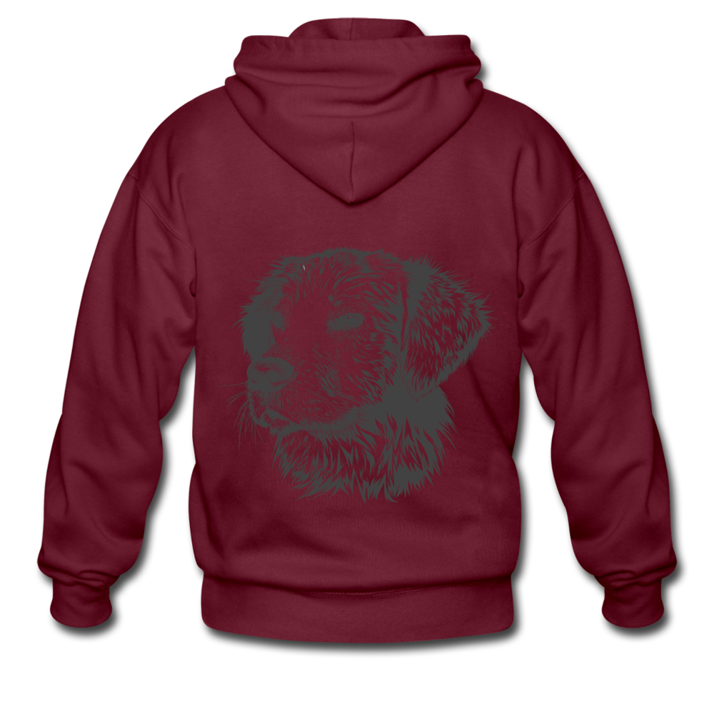 Sudadera dog Style - maroon