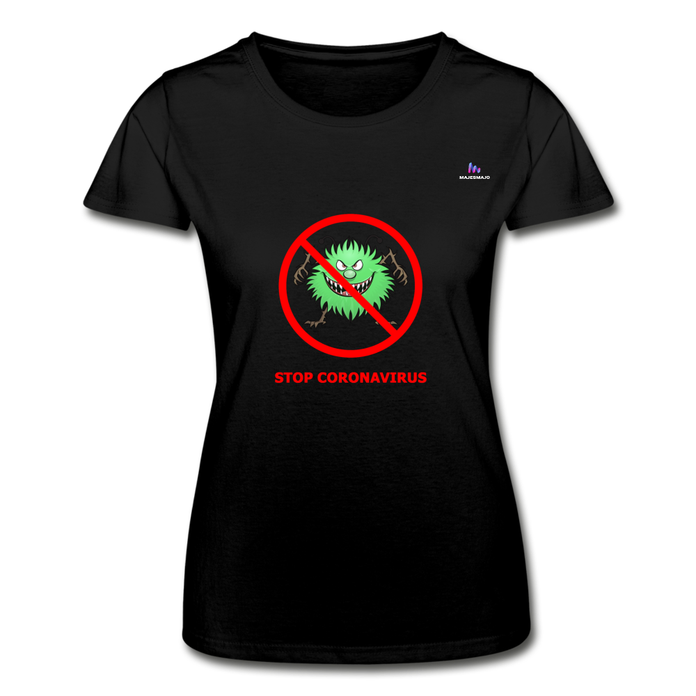 Camisa coronavirus - negro