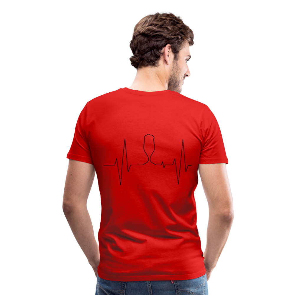 Camisa me encanta la birra - rojo