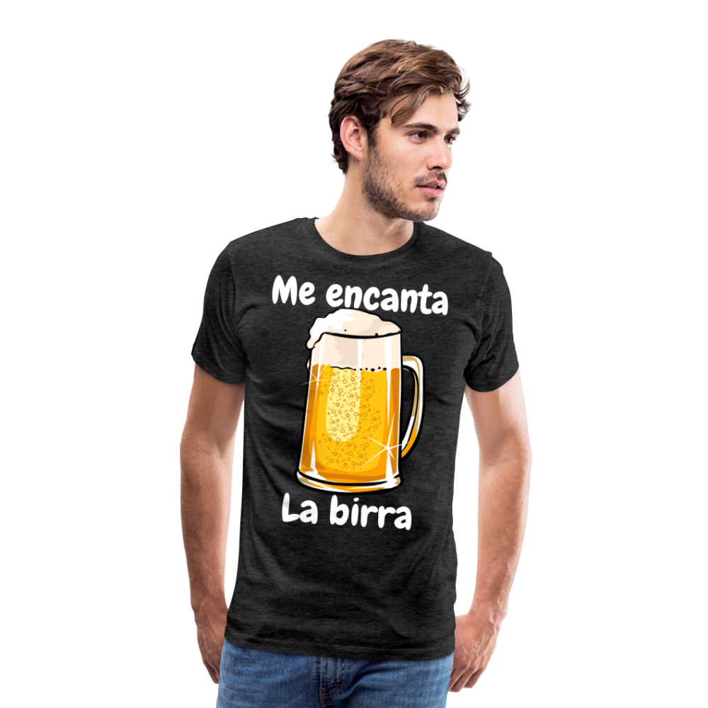Camisa me encanta la birra - antracita