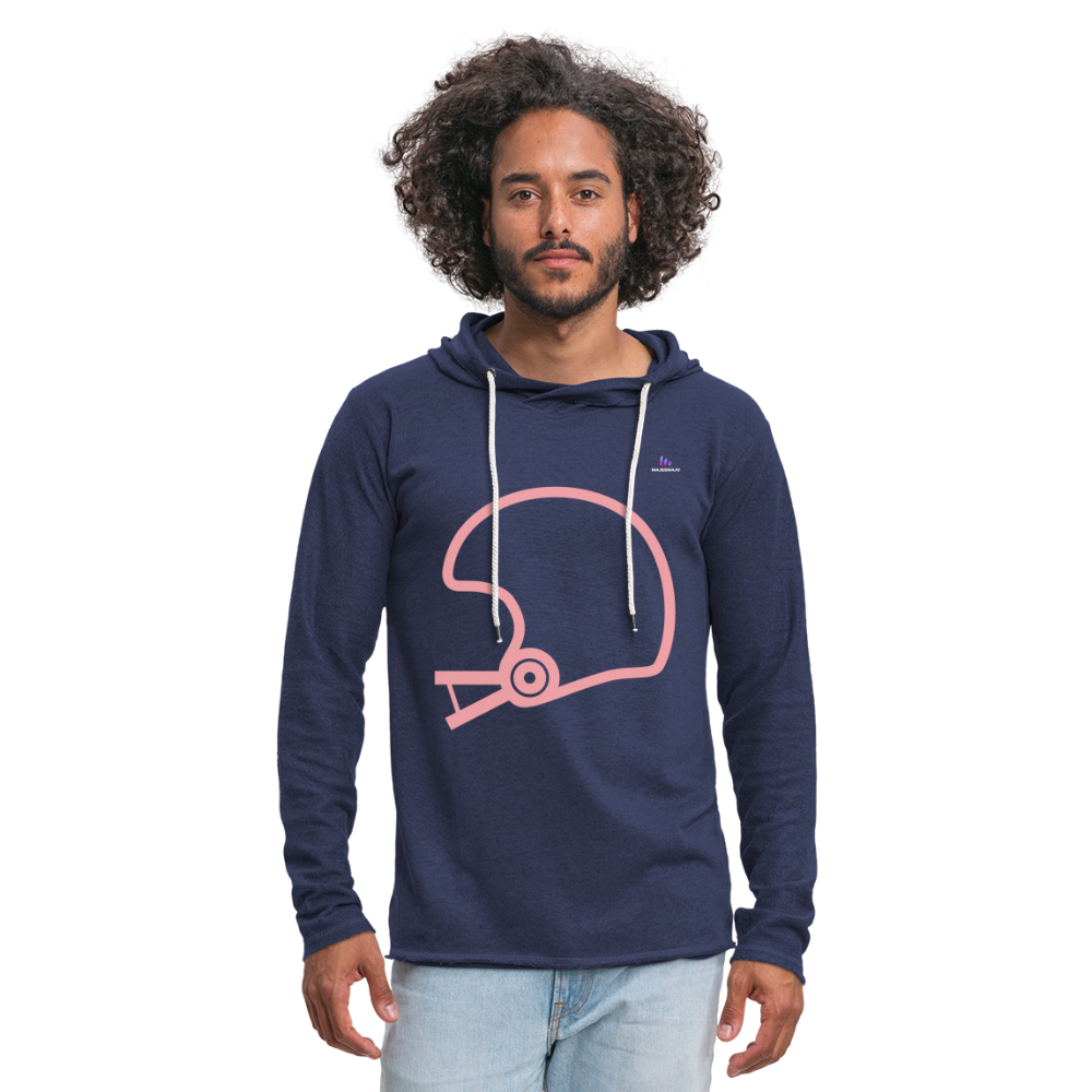 Sudadera ligera "helmet" - azul marino salpicado