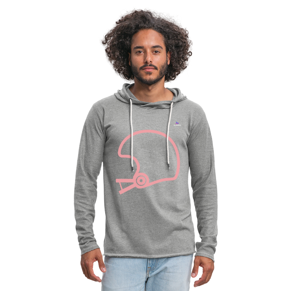 Sudadera ligera "helmet" - gris jaspeado