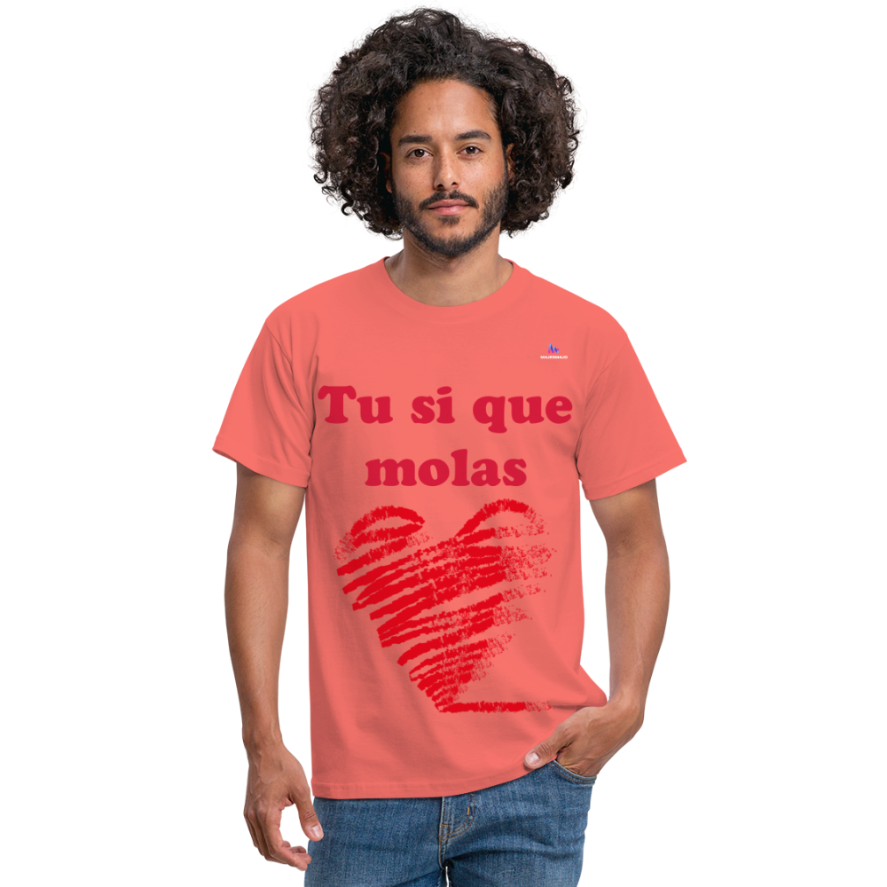 Camisa tú sí que molas - coral