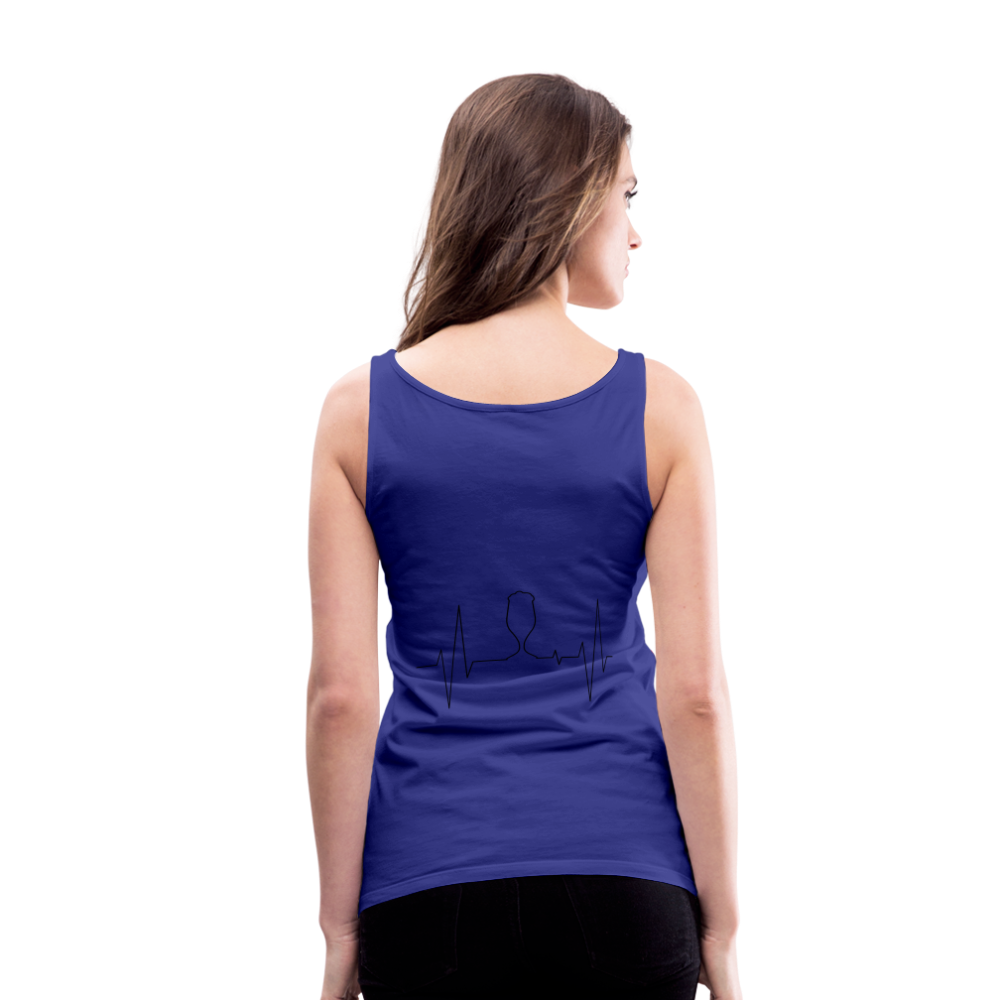 Camisa sin mangas me encanta la birra - azul real