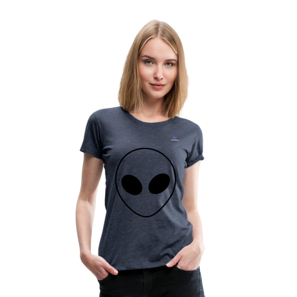 Camisa alíen - azul jaspeado