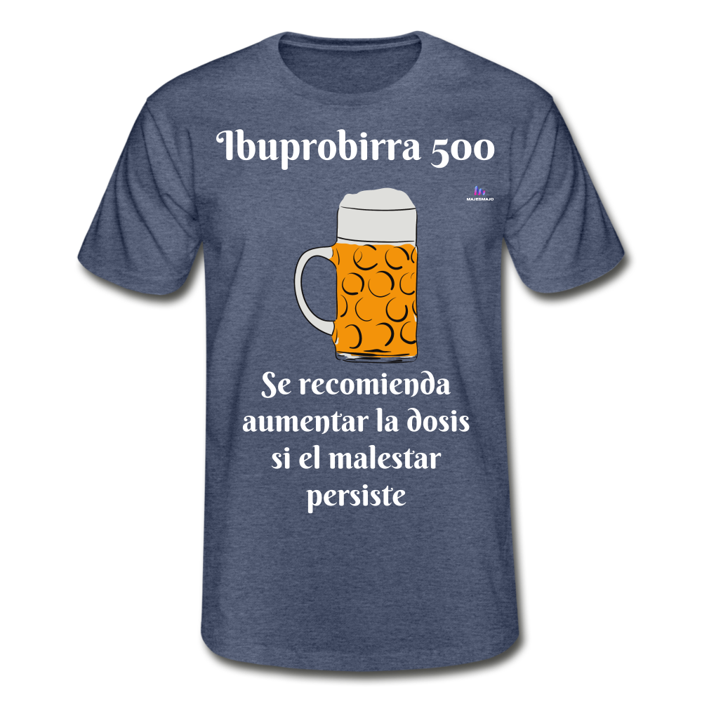 Camisa ibuprobirra - azul marino salpicado