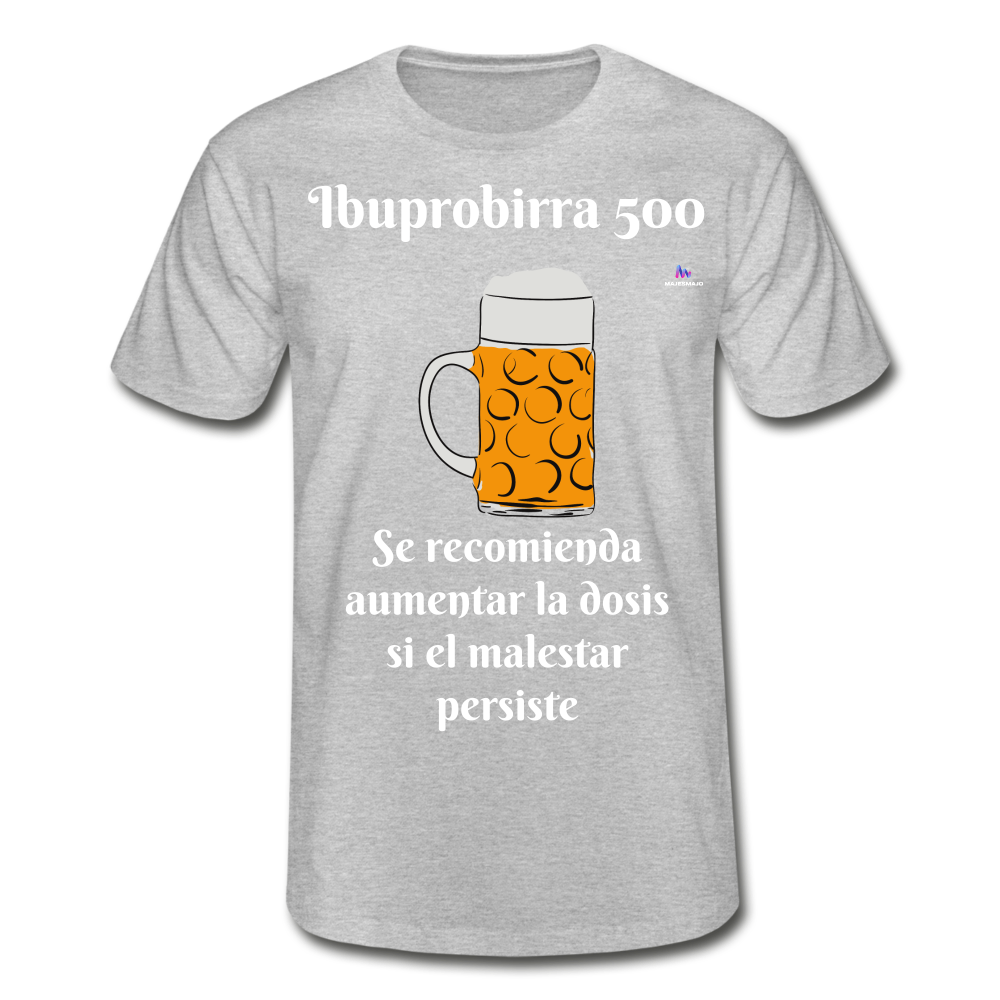 Camisa ibuprobirra - gris jaspeado