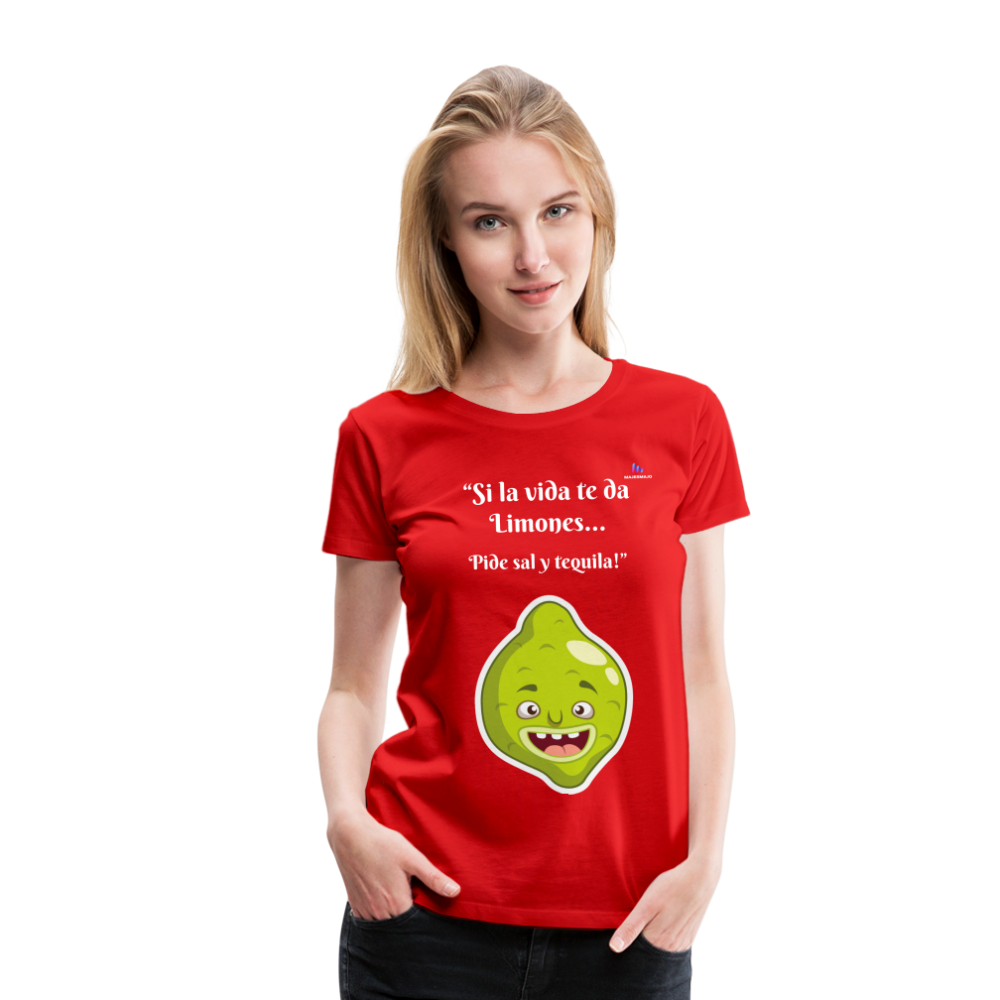 Camisa limones - rojo