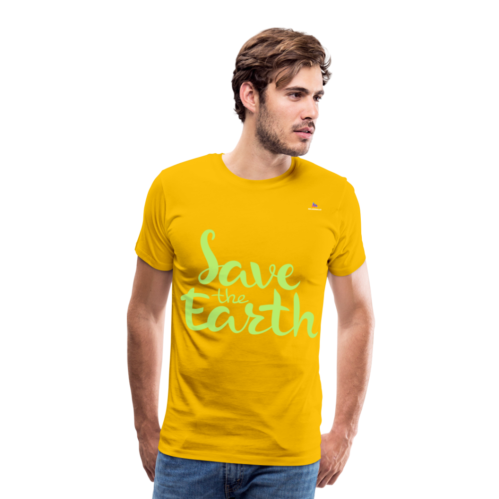Camisa Save the earth - amarillo sol