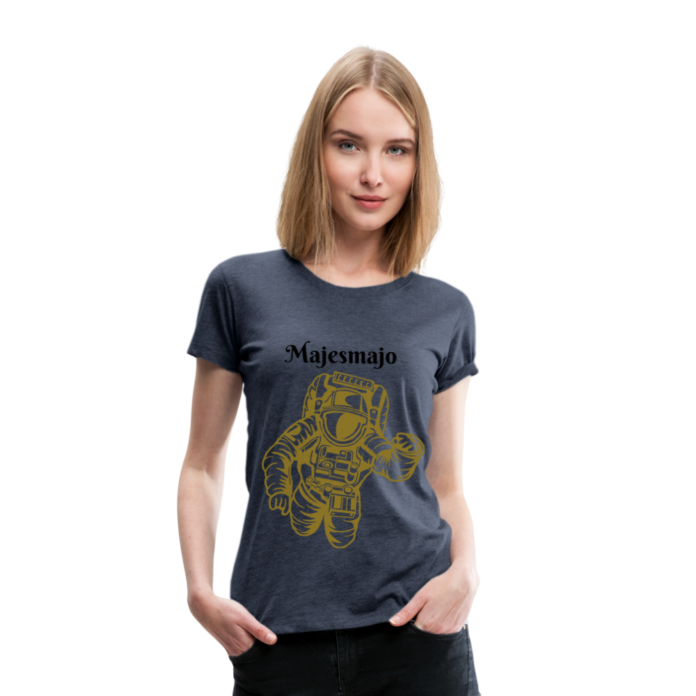 Camisa majesmajo - azul jaspeado