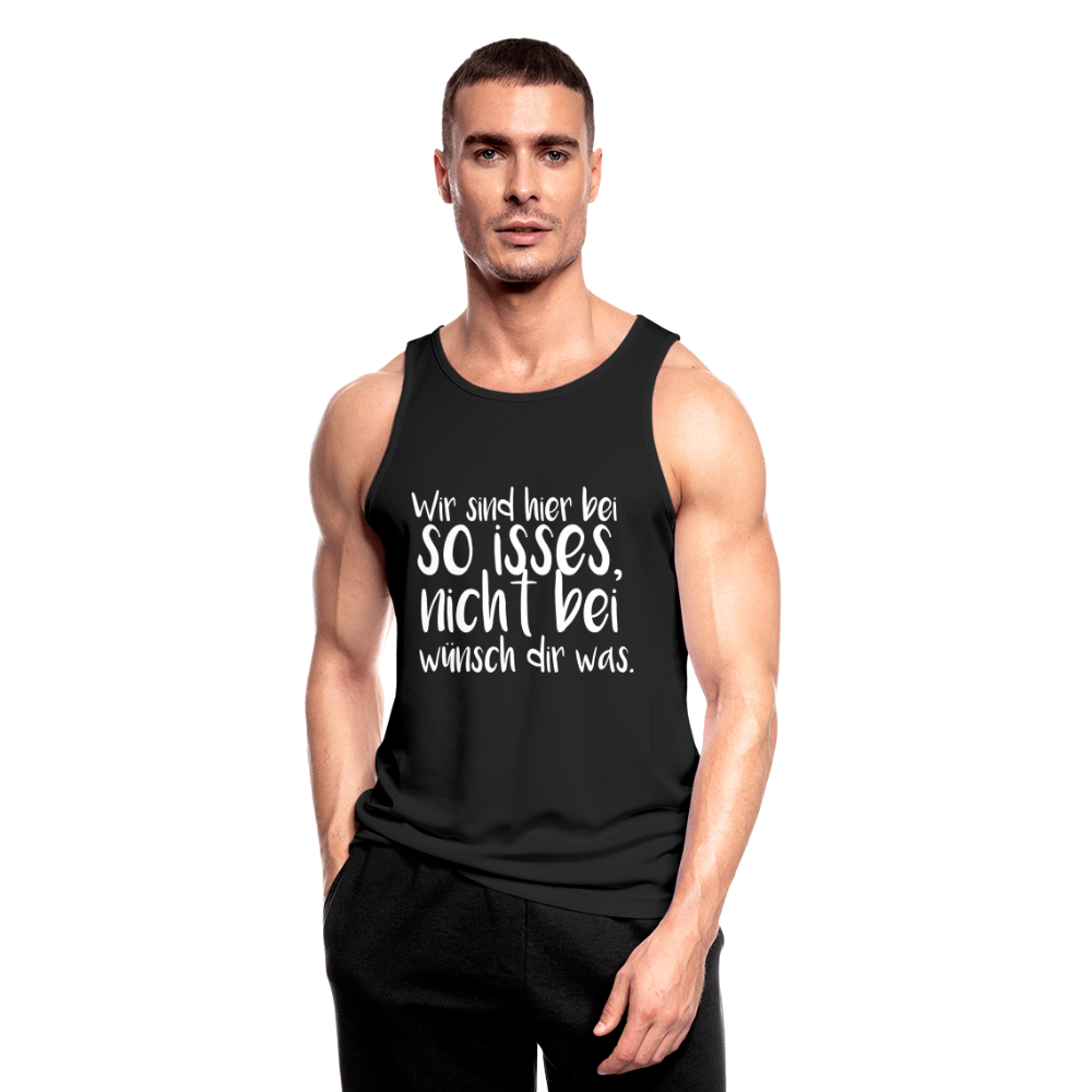 Camisa sin mangas "Wünsch Dir war" - negro