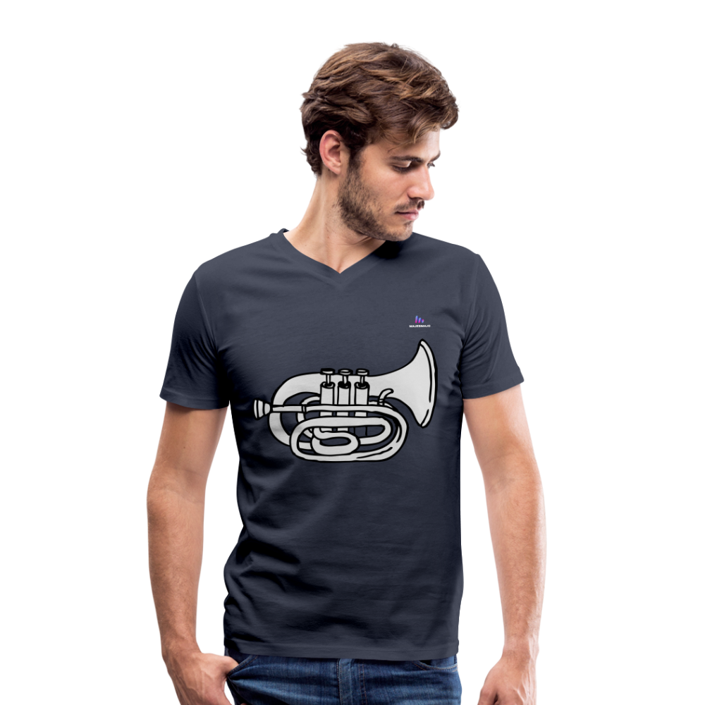 Camisa ecologica "Tuba" - azul marino