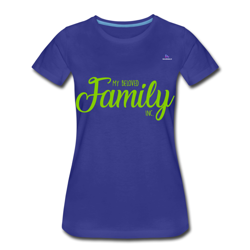 Camiseta premium"my family" - royal blue