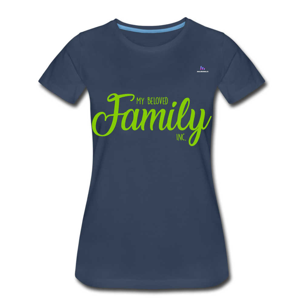 Camiseta premium"my family" - navy
