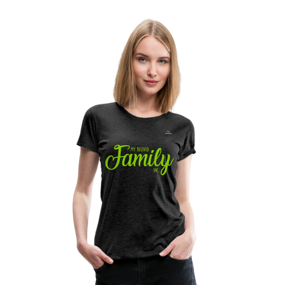 Camiseta premium"my family" - charcoal grey
