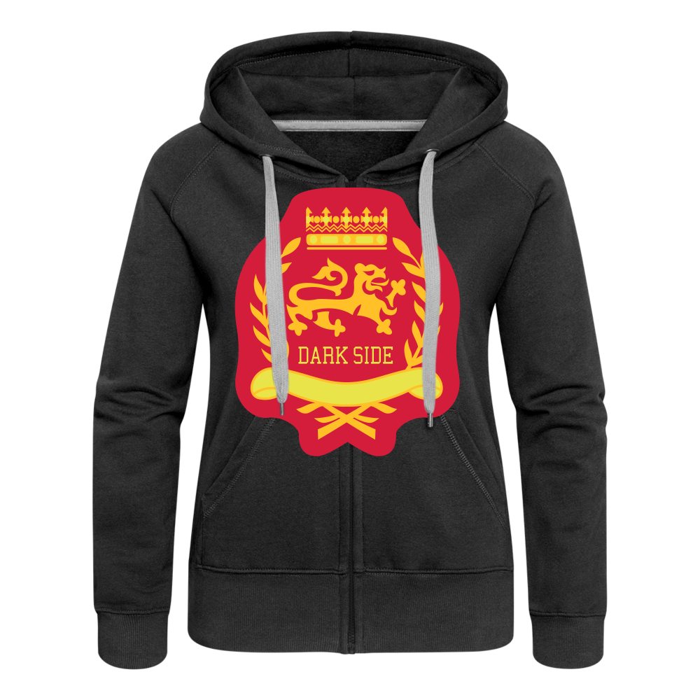 Chaqueta con capucha premium"Lion" - black