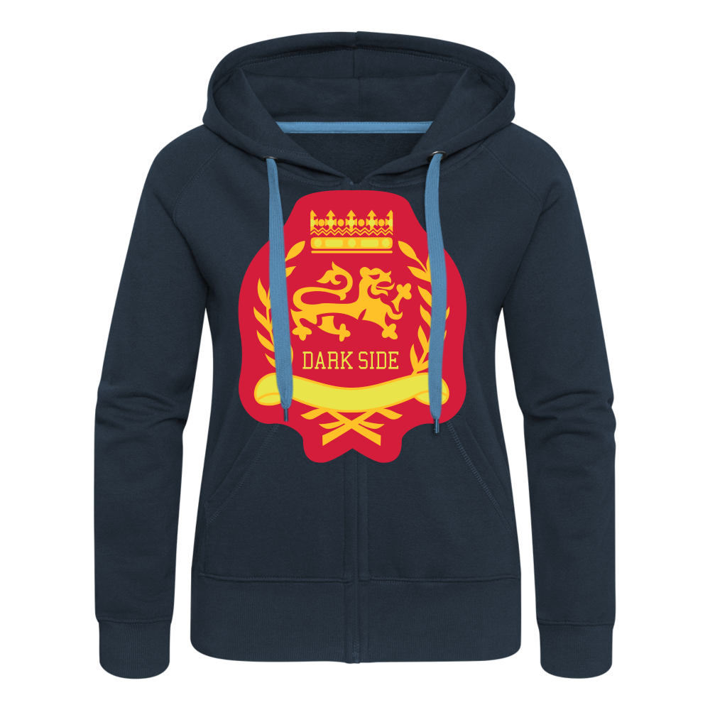 Chaqueta con capucha premium"Lion" - navy