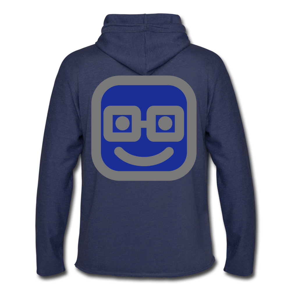Sudadera ligera unisex con capucha"Emoji" - heather navy