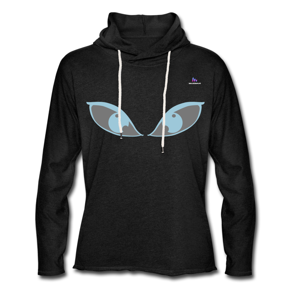 Sudadera ligera unisex con capucha"Emoji" - charcoal grey