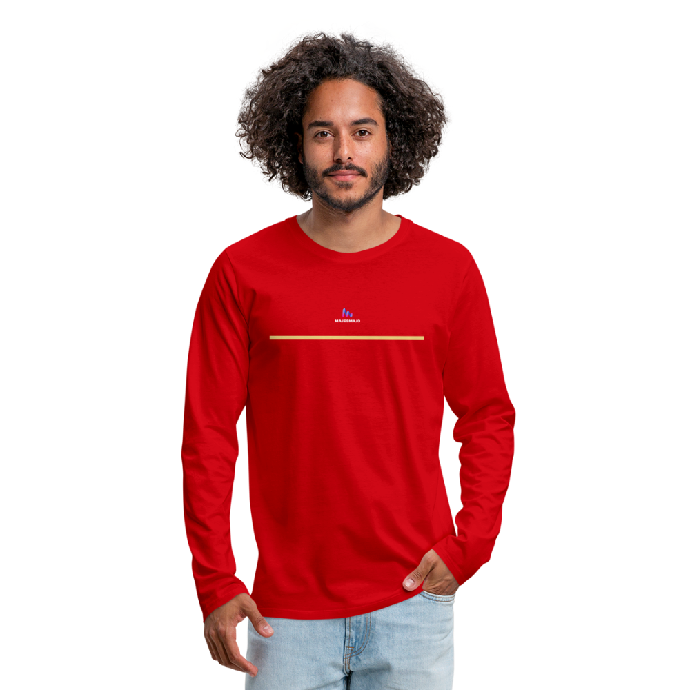 Camiseta de manga larga premium"line" - red