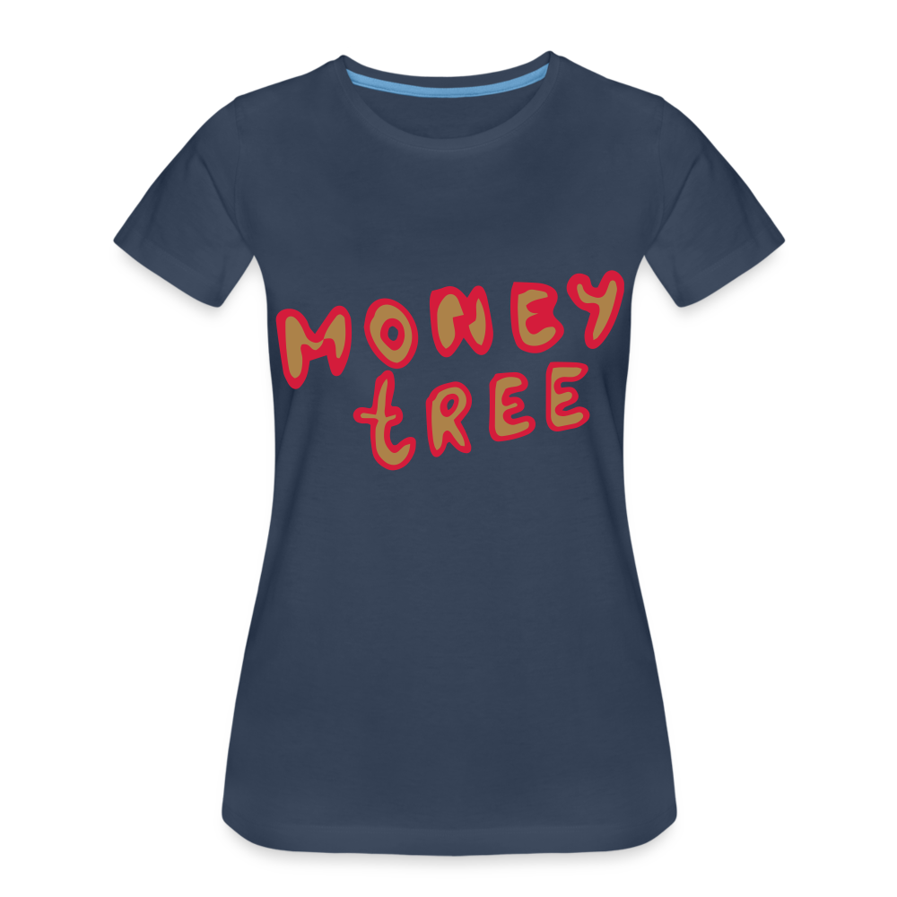 Camiseta premium"Money tree" - navy