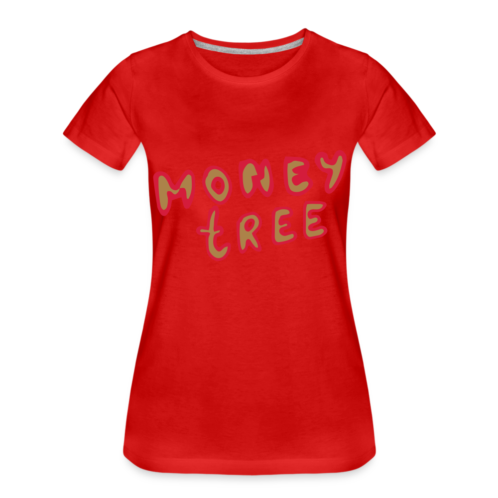 Camiseta premium"Money tree" - red