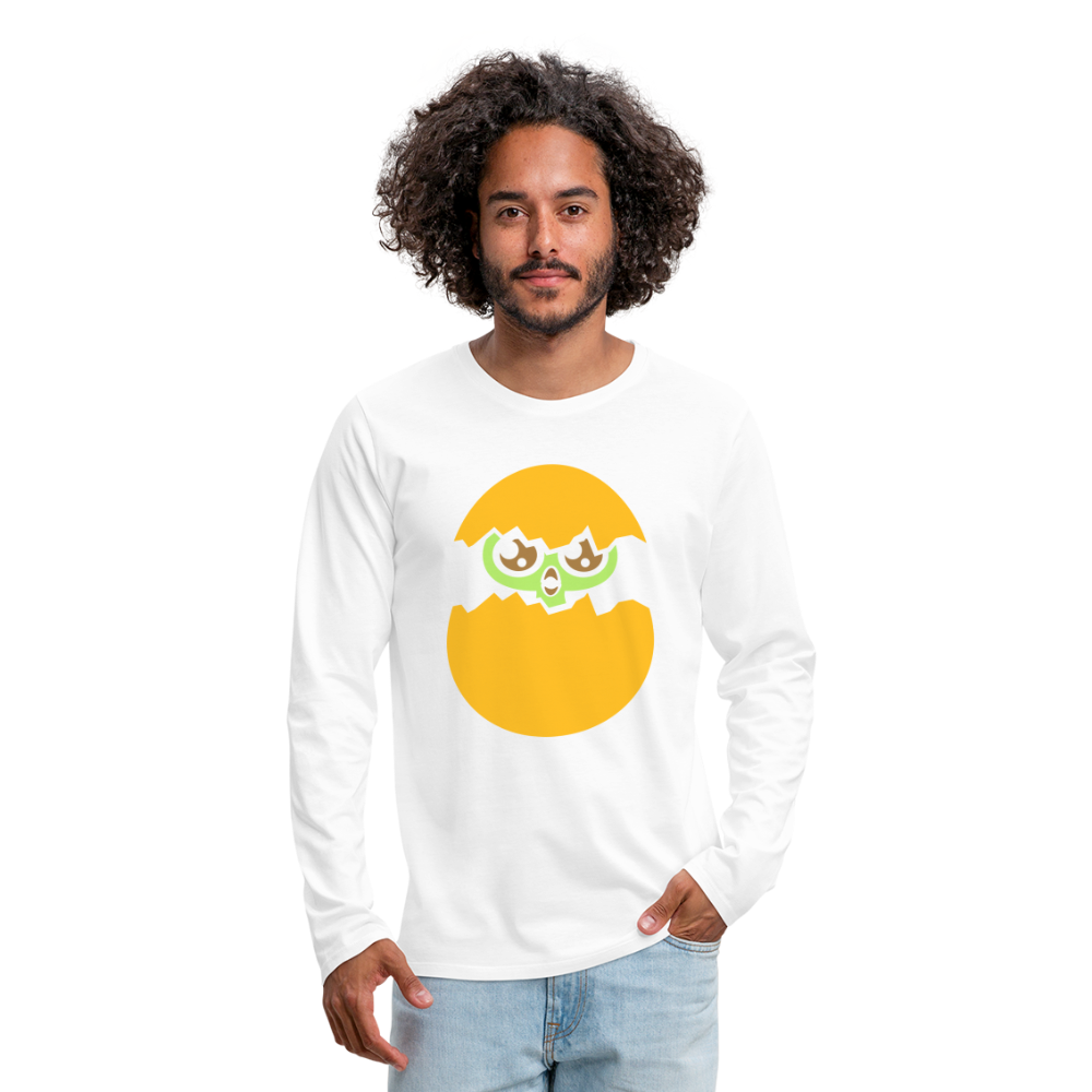 Camiseta de manga larga premium"pot of gold" - white