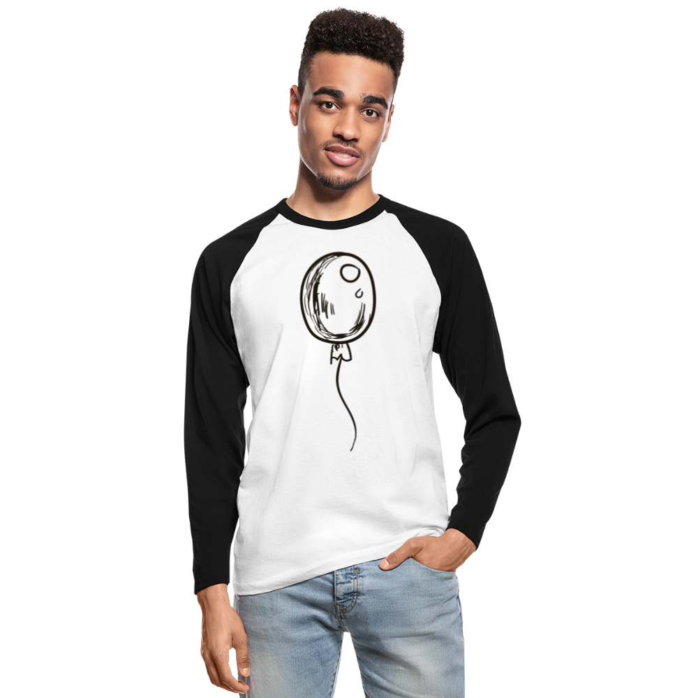 Raglán manga larga"balloon" - white/black