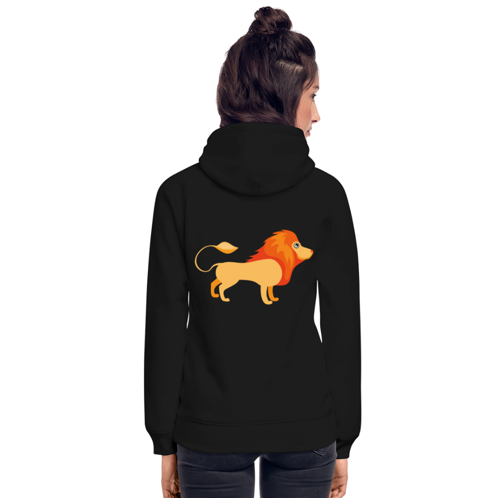 Sudadera con capucha ecológica unisex de Stanley & Stella"Cute lion" - black