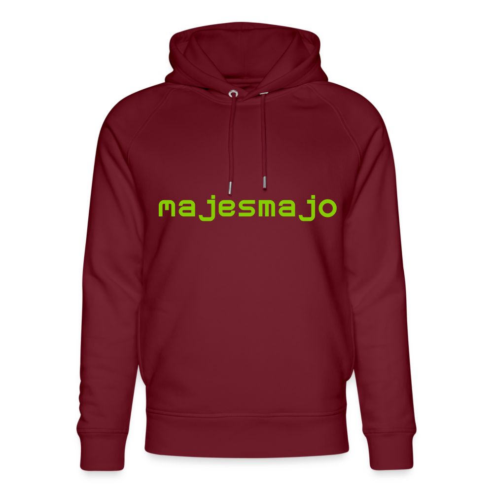 Sudadera con capucha ecológica unisex de Stanley & Stella"Cute lion" - burgundy