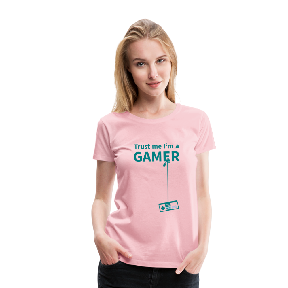 Camiseta premium mujer"Gamer 3" - rose shadow