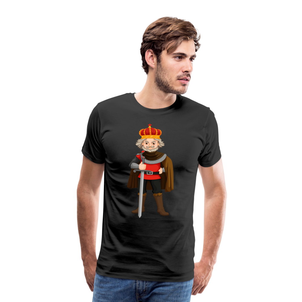 Camiseta premium hombre"king" - black